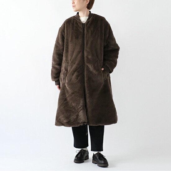 楽天市場】ル グラジック Le glazik エコファー リバーシブル ロング