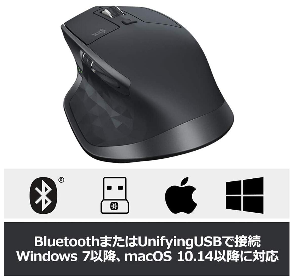 楽天市場】ロジクール MX MASTER 2S ワイヤレス マウス MX2100CR