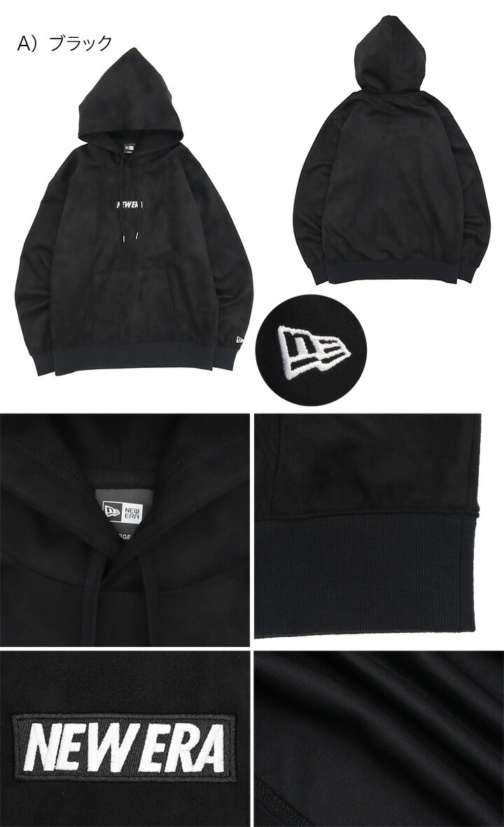 楽天市場】ニューエラ パーカー NEW ERA フード付き 黒 メンズ