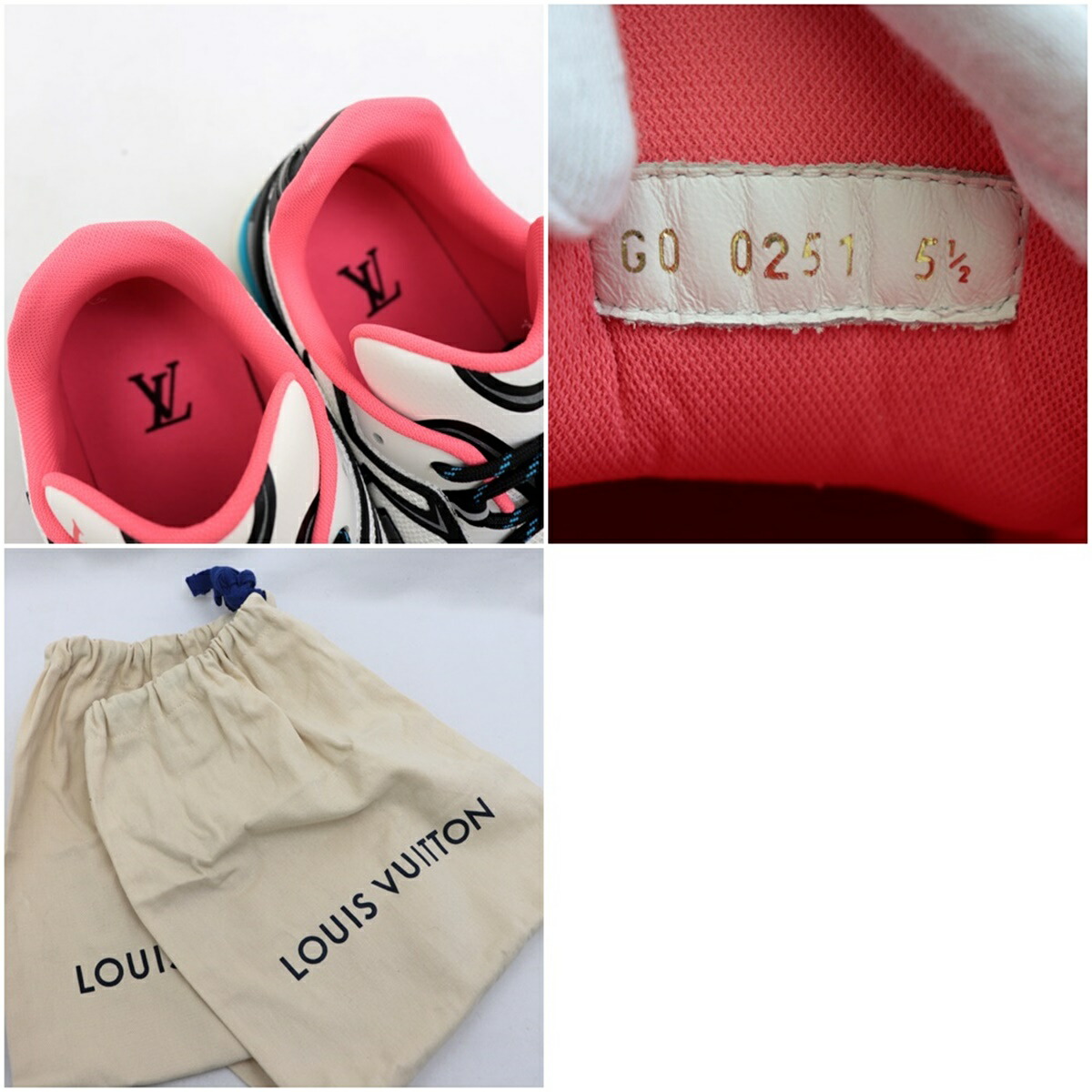 楽天市場】美品 ルイ・ヴィトン LVスプリント・ライン ローカット