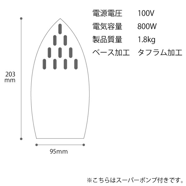 楽天市場】直本 ｱｲﾛﾝﾎﾟﾝﾌﾟ付 HYS-410P PS2（業務用 プロ 仕様 スチーム