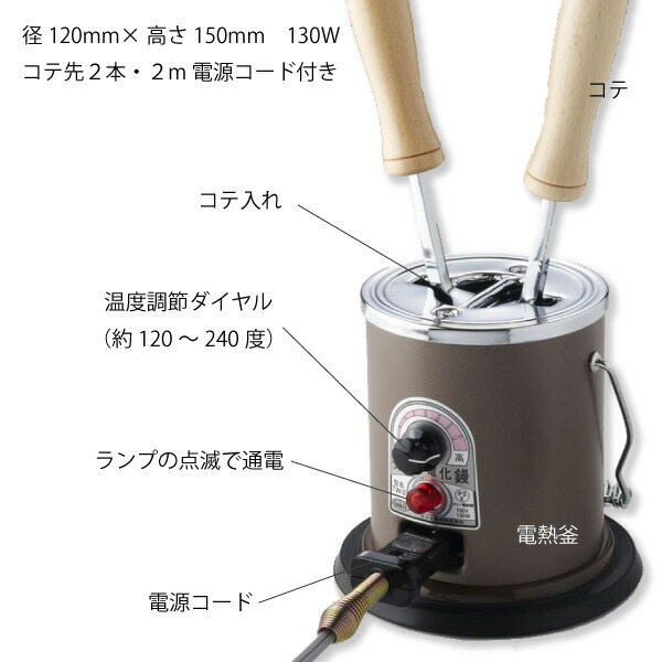 ◇タキイ電器 和裁用コテ 2丁 美品◇H88 タキイ電器 | ﾀｷｲ