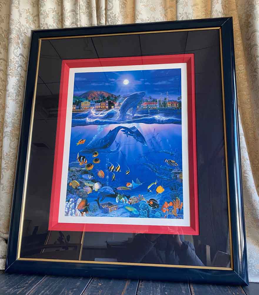 楽天市場】版画 クリスチャン・リース・ラッセン アイランドトレジャー