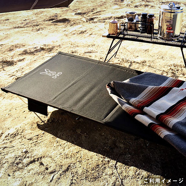 楽天市場】DOD コット ワイドキャンピングベッド CB1-100-BK dod