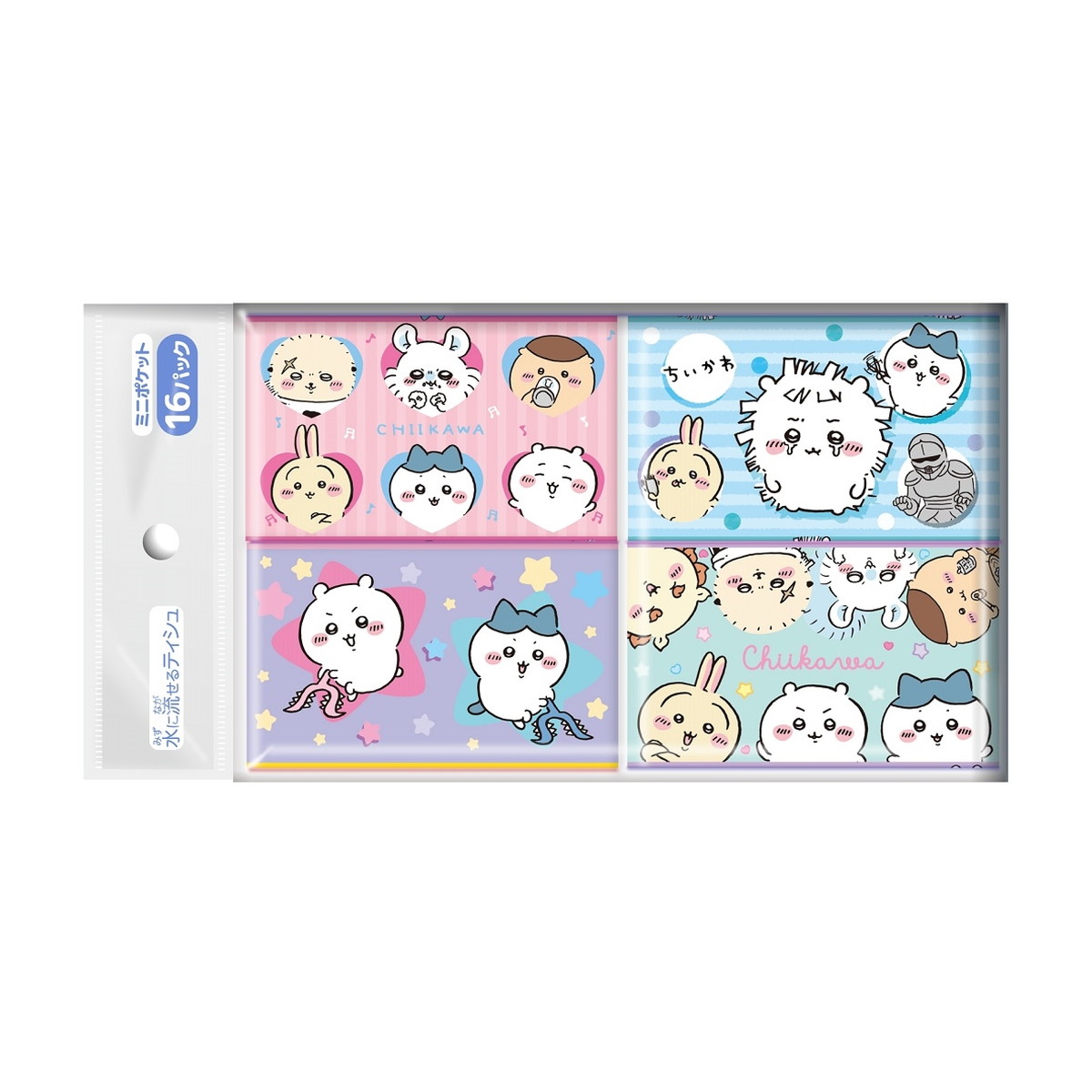 楽天市場】ダイレイ ちいかわ ミニポケットティシュ16パック ※柄は選べ