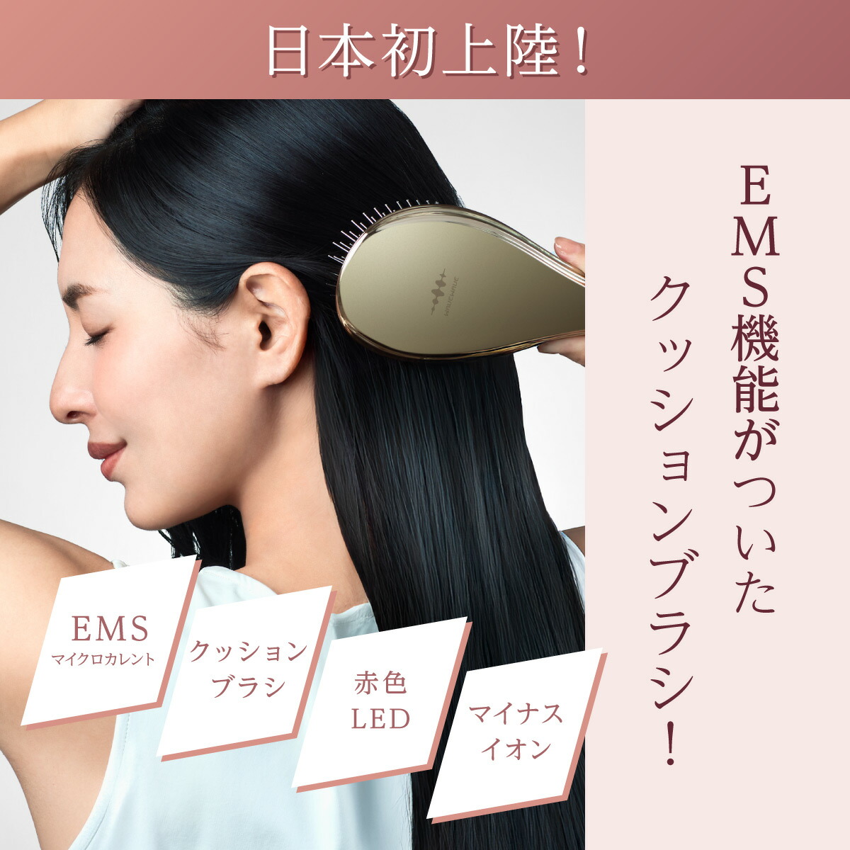 楽天市場】王様のブランチ で紹介！【正規品】WAVEWAVE EMS Brush Air