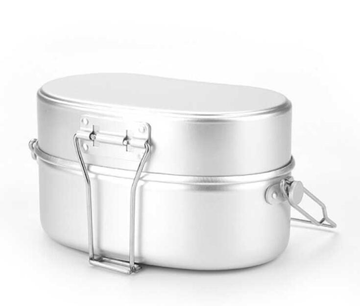 楽天市場】飯盒 はんごう 飯ごう 戦闘飯盒 2型 2合炊き アルミ