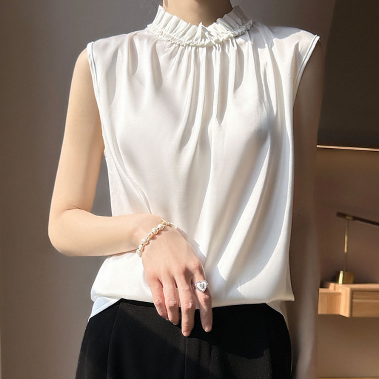 楽天市場】サテン トップス tシャツ 送料無料 フレンチスリーブ