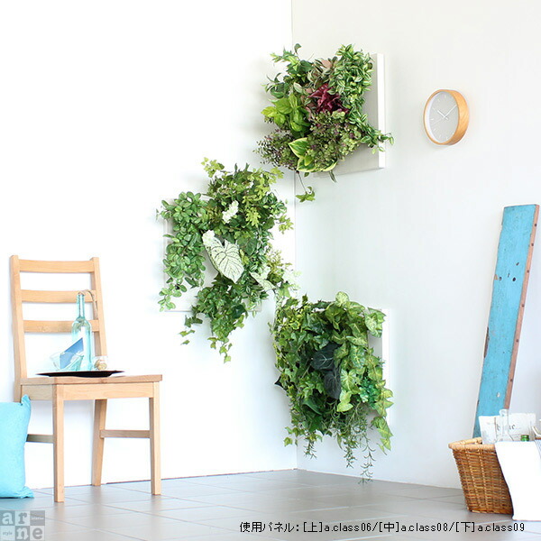 楽天市場】フェイクグリーン 光触媒 消臭 壁掛け インテリア 壁