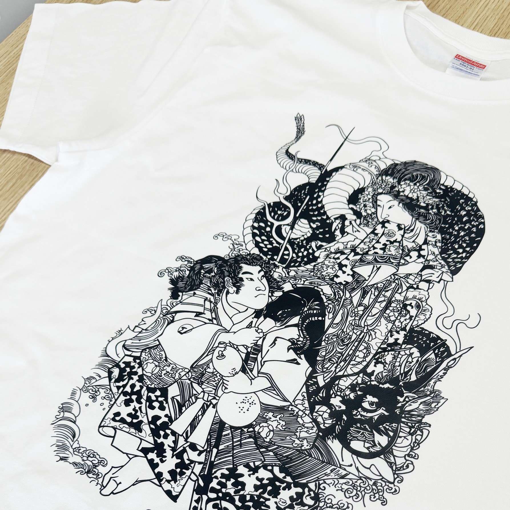 楽天市場】【 俺流総本家 】浮世絵 Tシャツ 18【月岡芳年】【 Tシャツ