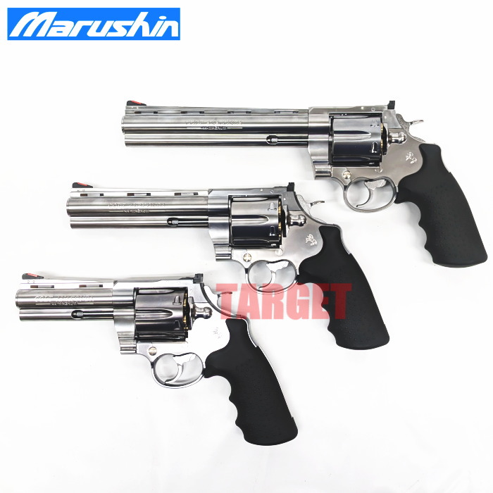 楽天市場】☆マルシン コルト アナコンダ シルバー ABS ホーググリップ