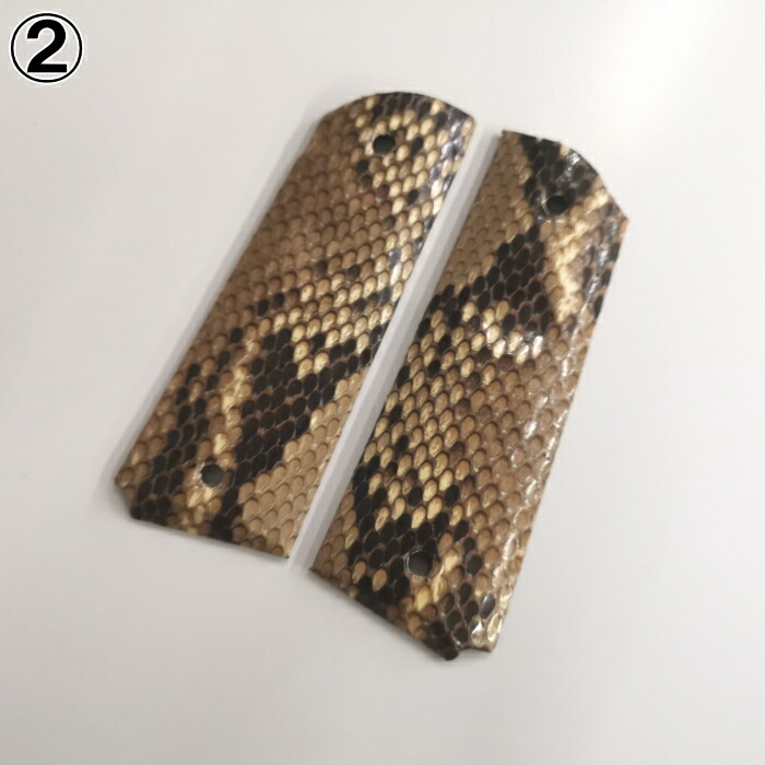 楽天市場】RIGHT M1911A1 ガバメント用メタルグリップ リアルスネーク