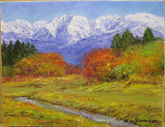 楽天市場】絵画 油彩画 洋画 (油絵額縁付きで納品対応可) WF3 「秋の