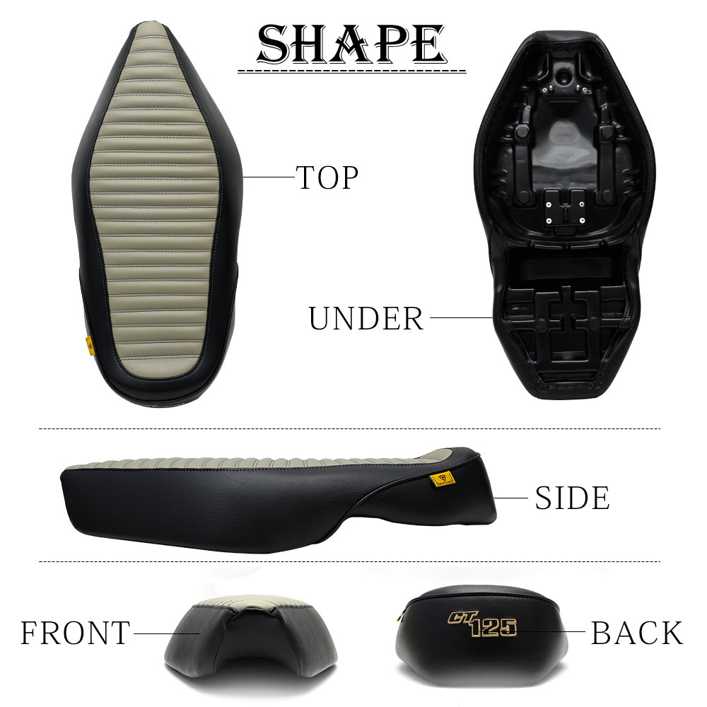 楽天市場】CT125 ハンターカブ ダブル シート タンデムシート カーキ