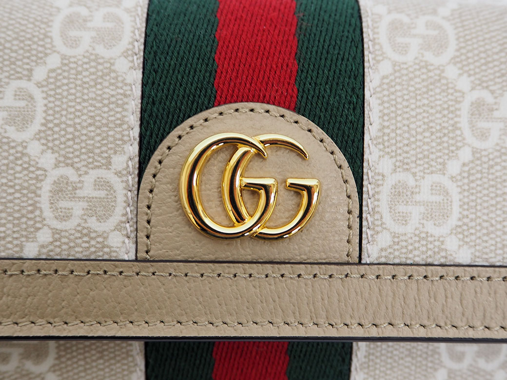 楽天市場】グッチ GUCCI 財布 二つ折り 長財布 GGスプリーム オフィ