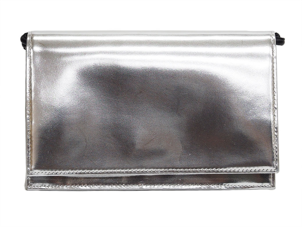 楽天市場】ワイズ Y's ポシェット ショルダーバッグ シルバー レザー