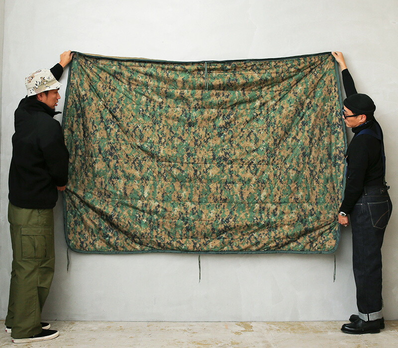 楽天市場】☆実物 新品 デッドストック 米軍 ZIP付き ポンチョライナー