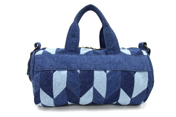 楽天市場】ハンティングワールド 2WAYハンドバッグ ブルー デニム 中古