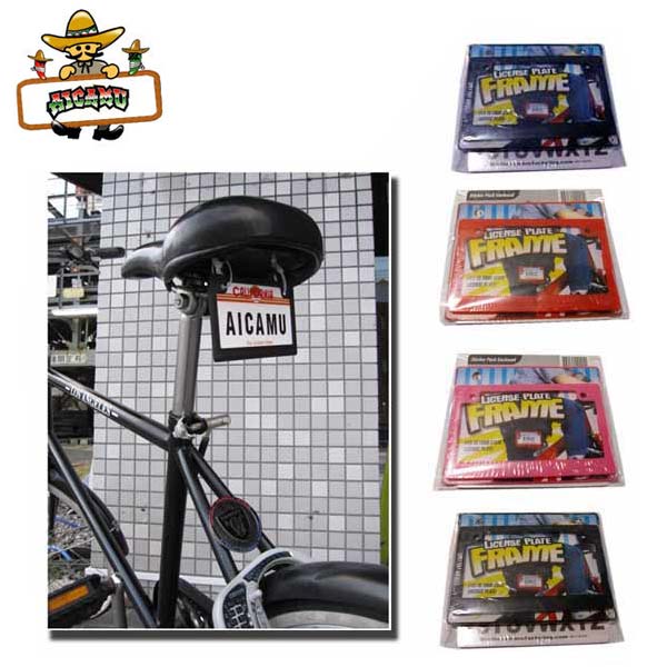 楽天市場】ミニライセンスフレーム プレート セット 全4色 ライセンス