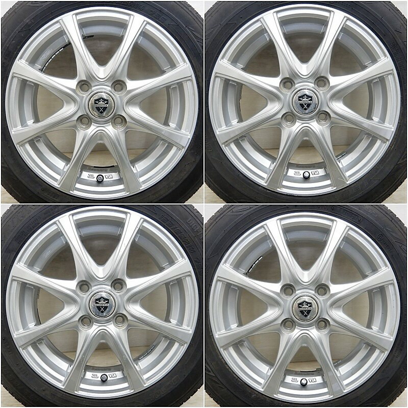 楽天市場】中古 155/65R14 タイヤホイール 4本セットDUNLOP ENASAVE