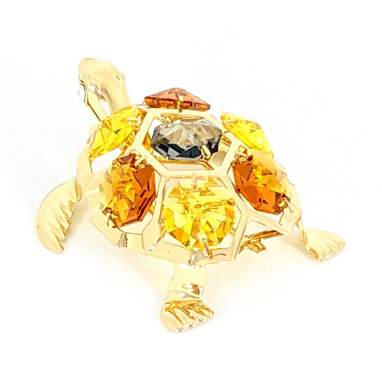 楽天市場】亀 スワロフスキーの通販