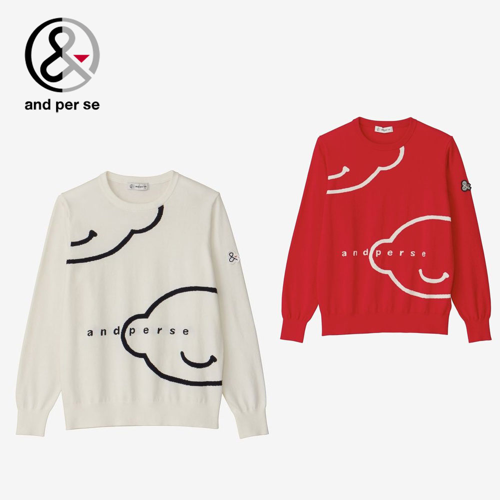 楽天市場】and per se アンパスィ レディース ゴルフウェア セーター