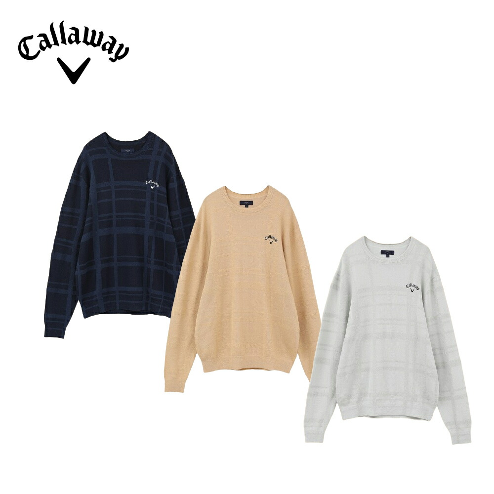 楽天市場】Callaway キャロウェイ メンズ ゴルフウェア ニット 河本