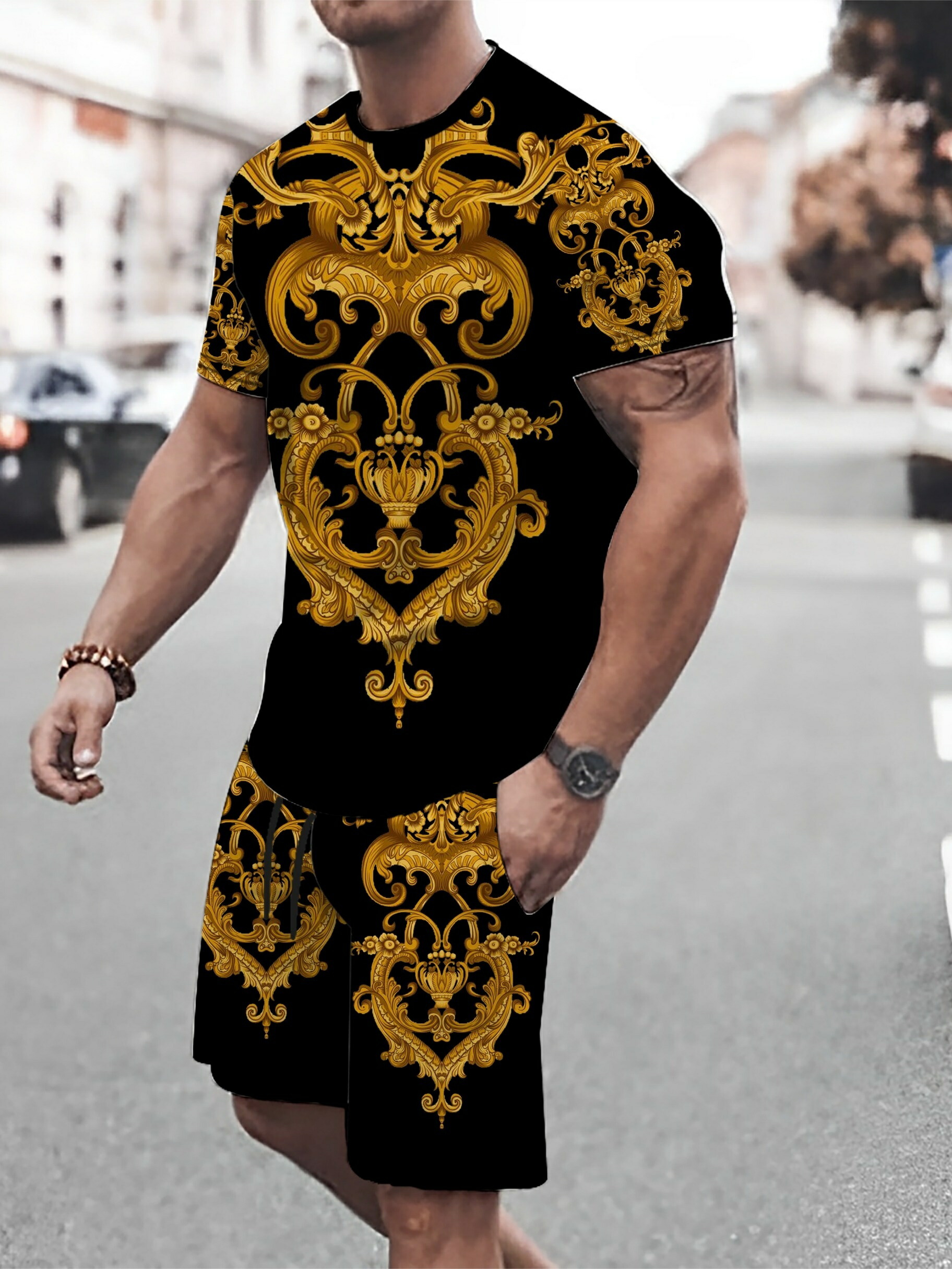 楽天市場】半袖セットアップ ジャージ 019 Tシャツ+ハーフパンツ 上下