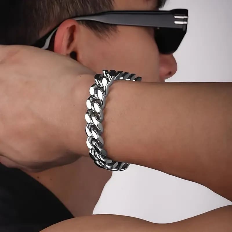 楽天市場】喜平チェーン ブレスレット 10mm幅 迫力 派手 001 B系