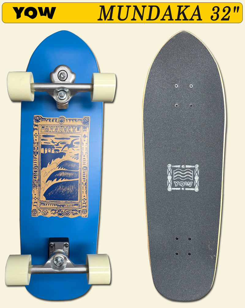 楽天市場】2025 YOW SKATE MUNDAKA 32インチ ムンダカ パイプ サーフ