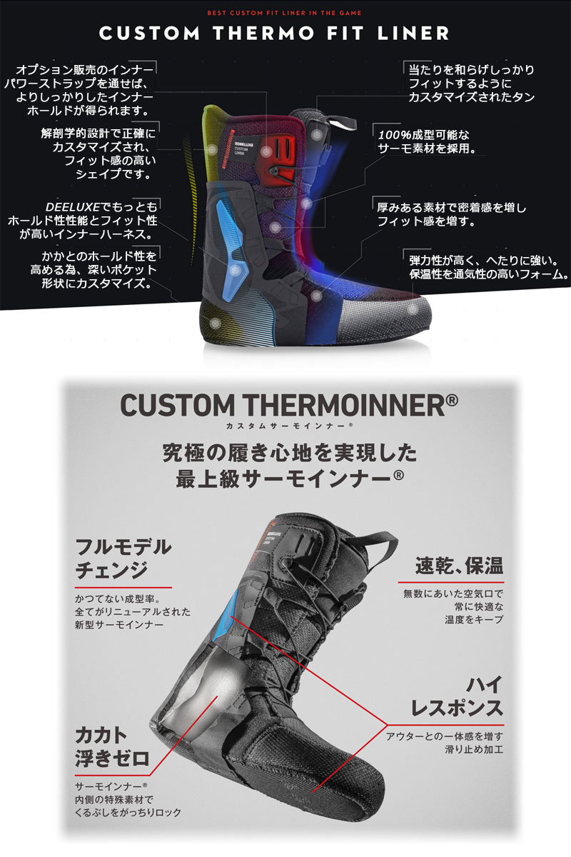 楽天市場】24-25 DEELUXE/ディーラックス EDGE PRO ctf エッジプロ