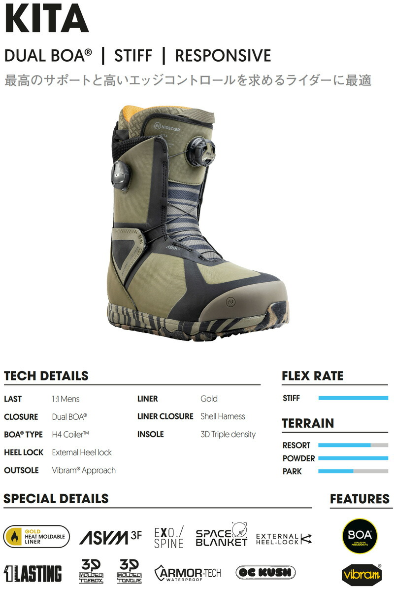 楽天市場】24-25 NIDECKER/ナイデッカー KITA キタ エリック