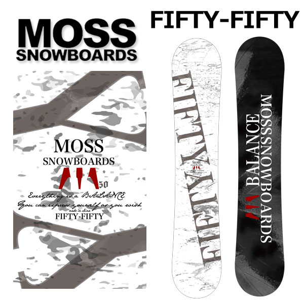 楽天市場】24-25 MOSS SNOWBOARDS / モススノーボード FIFTY-FIFTY