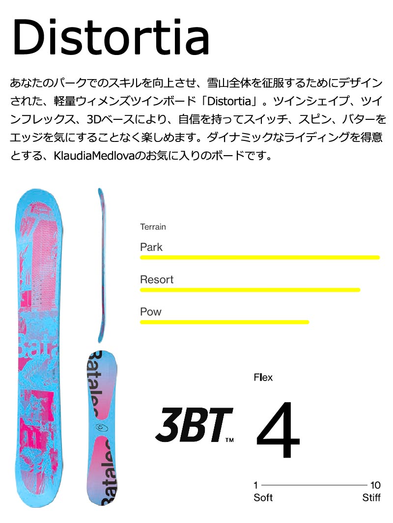 楽天市場】24-25 BATALEON / バタレオン DISTORTIA レディース