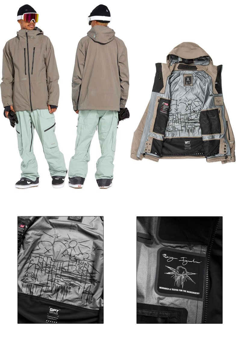 楽天市場】24-25 VOLCOM/ボルコム GUCH STRETCH GORE-TEX jacket 着用