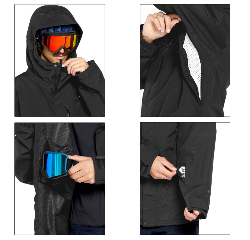 楽天市場】24-25 VOLCOM/ボルコム L GORE-TEX jacket 着用説明動画