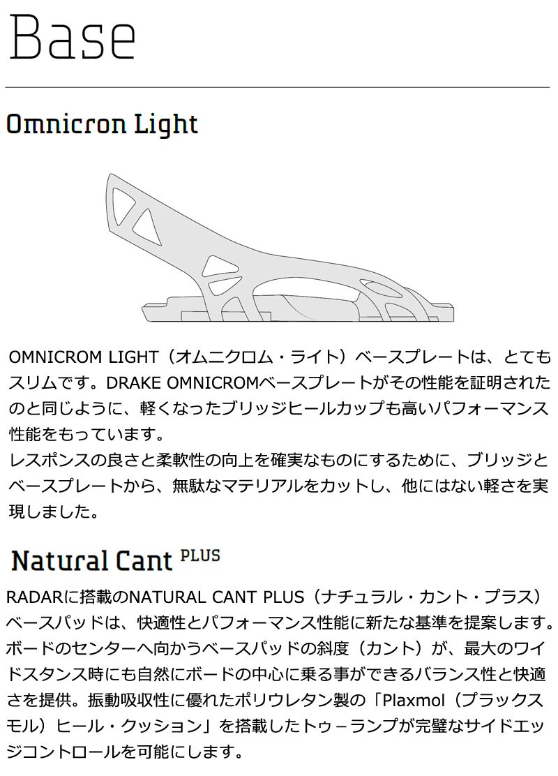 楽天市場】25-26 DRAKE / ドレイク RADAR レーダー メンズ