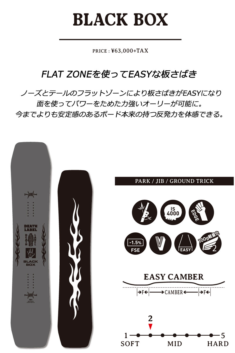 楽天市場】25-26 DEATH LABEL/デスレーベル BLACK BOX ブラック