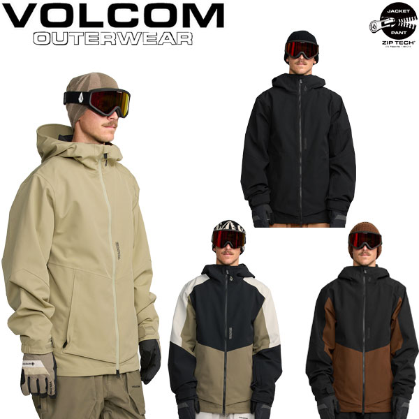 楽天市場】25-26 VOLCOM/ボルコム BRIGHTON FULL ZIP jacket メンズ