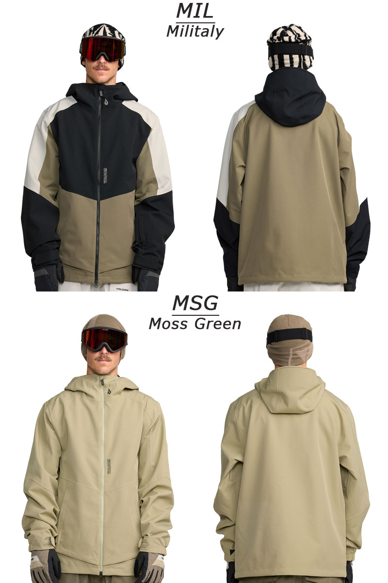 楽天市場】25-26 VOLCOM/ボルコム BRIGHTON FULL ZIP jacket メンズ