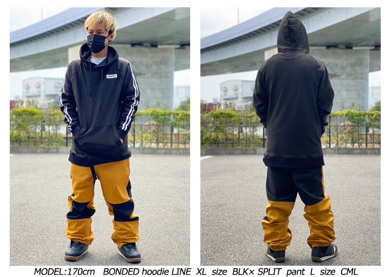 楽天市場】22-23 DEATHLABEL/デスレーベル BONDED HOODIE LINE メンズ
