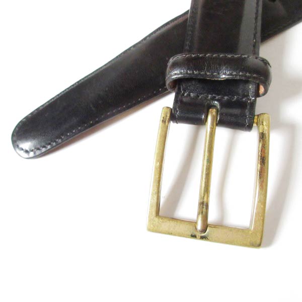 楽天市場】USA製 ブルックスブラザーズ レザー ベルト 黒 表記32インチ