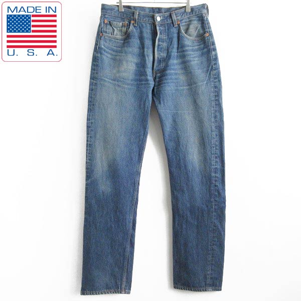 楽天市場】1996年製 USA製 リーバイス501 激ヒゲ ジーンズ 実寸W33 旧6