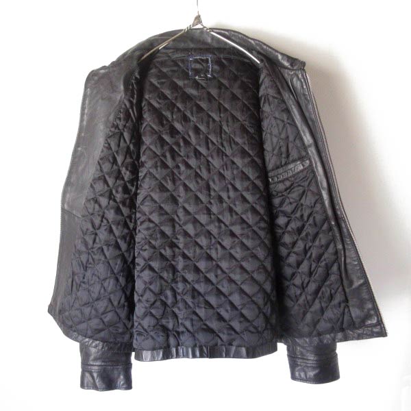 楽天市場】90s OLD GAP オールド ギャップ 短丈 レザージャケット 黒 L