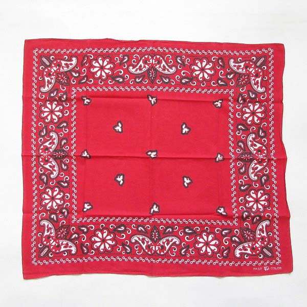 楽天市場】レア/USA製/40's/両耳/下鼻/象/ビンテージ/バンダナ/赤/FAST