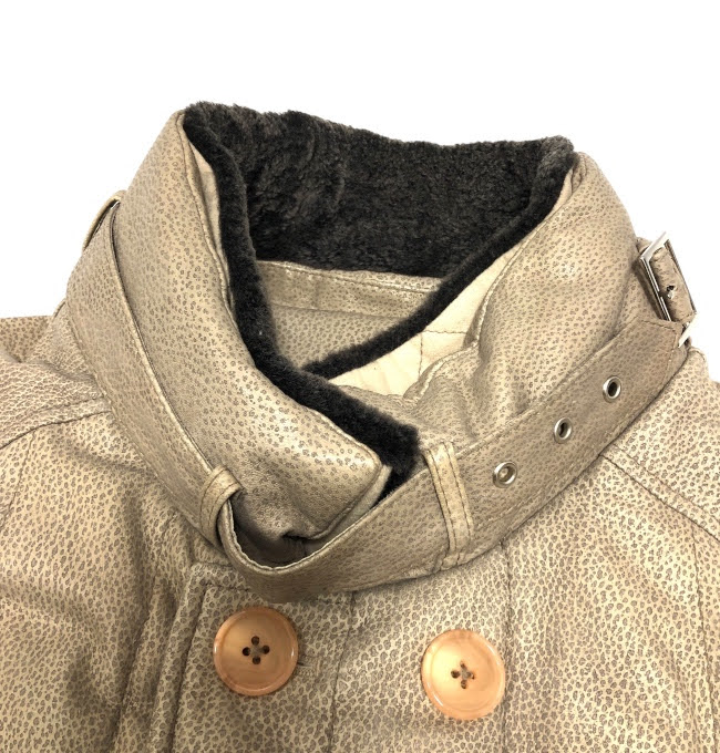 楽天市場】【PRANDI】プランディ ラムレザー ダウンジャケット ダブル