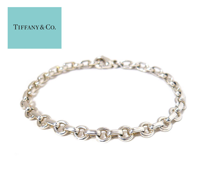 楽天市場】【TIFFANY＆Co.】ドーナツチェーン ブレスレット シルバー