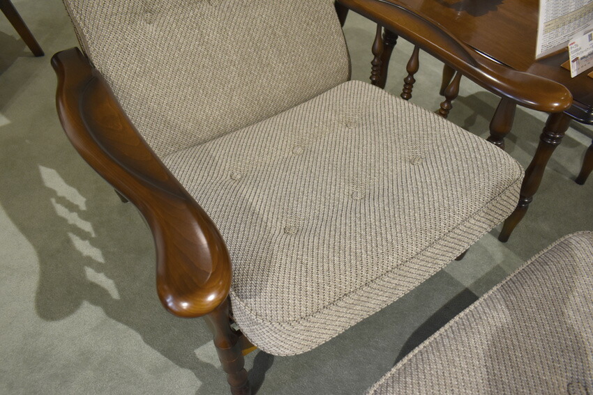 楽天市場】カリモク RC6080 木製リクライナー2点 カントリー調 1P