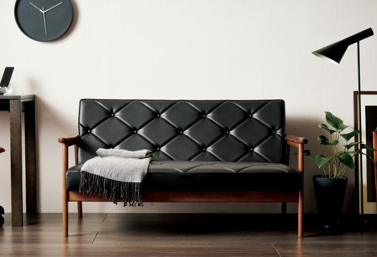 楽天市場】カリモク WS1123BW(旧WS1193BW) 肘掛椅子2Pソファブラック