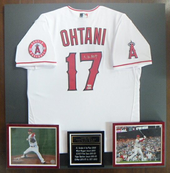 楽天市場】大谷翔平直筆サイン入りHOME用ホワイトオーセンティック